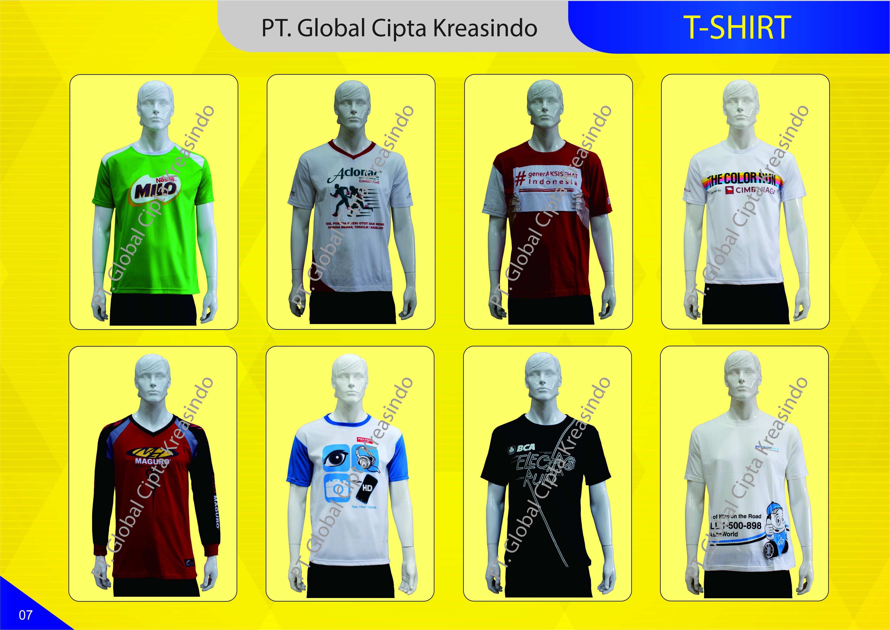 T-Shirt | Barang Promosi | Global Cipta Kreasindo